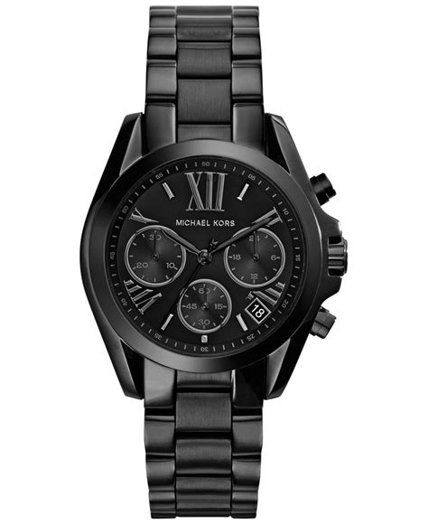 michael kors bradshaw watch black